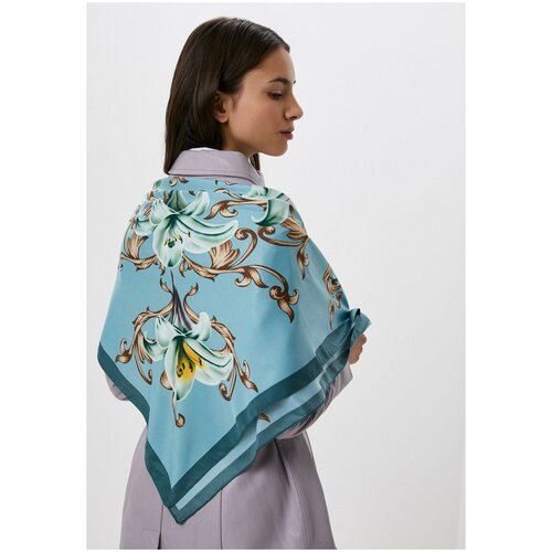 фото Платок 90*90 scarv0987/вид9/серый rosedena