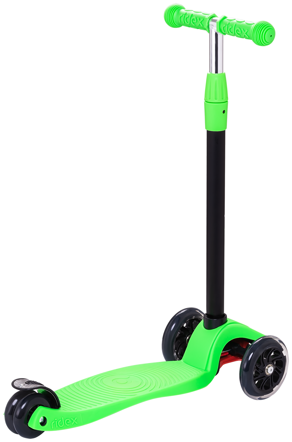 Самокат Ridex 3D Snappy 2.0 детский 3-кол. голубой/зеленый (УТ-00014413) - фото №7