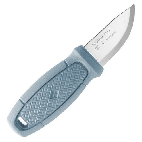 фото Нож morakniv eldris lightduty с чехлом светло-синий