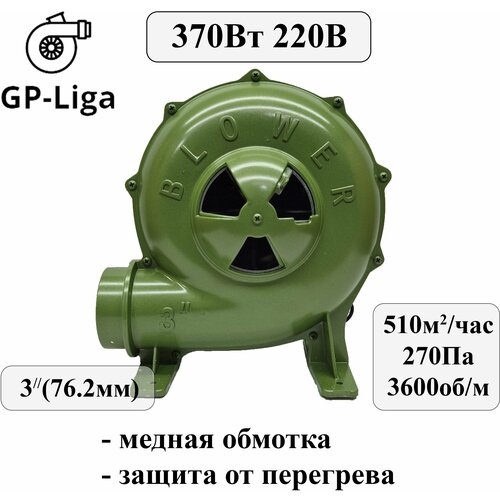 Вентилятор VT1-3 3 270Па 762мм 370Вт 220В 510м3час для горна кузнечного 1600000₽
