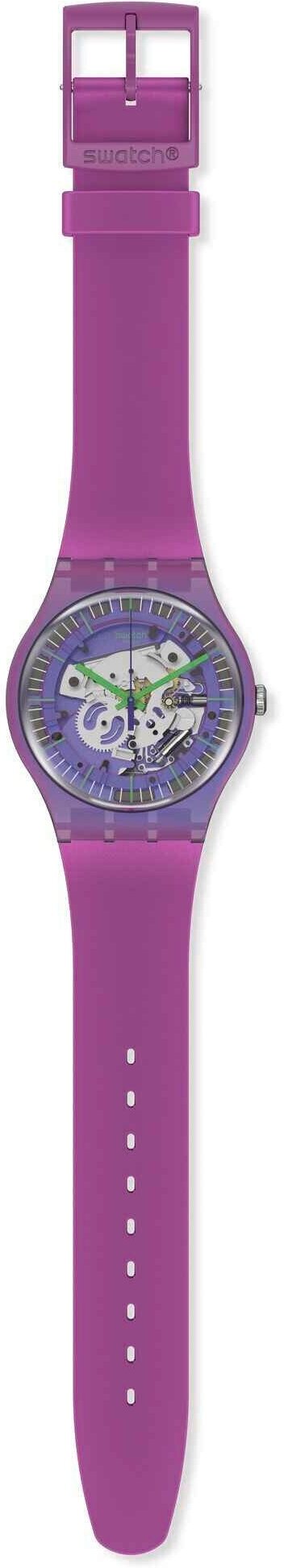 Наручные часы swatch, фиолетовый