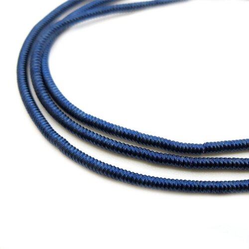 Канитель мягкая, гладкая арт. KAN/MF1-22 глянец, цв. т. синий уп.100 г