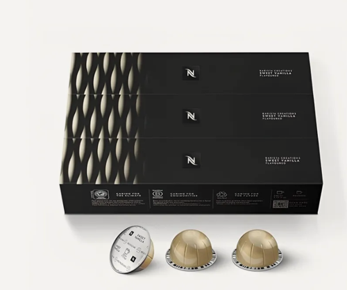 Изображение товара Кофе в капсулах Nespresso Sweet Vanilla, для Vertuo, 230мл, 3 упаковки по 10шт.
