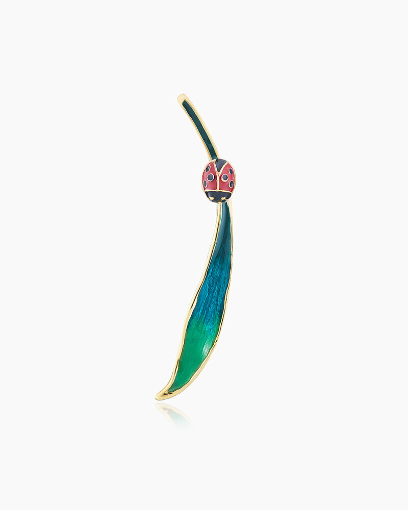 Брошь SARKISSIAN, серебро, 925 проба, эмаль