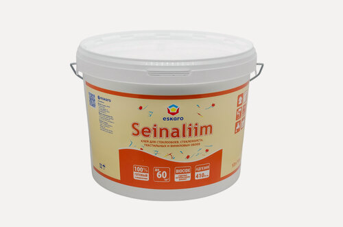 Изображение товара Клей Eskaro Moda Seinaliim готовый 10 л для тяжелых обоев и надежной фиксации
