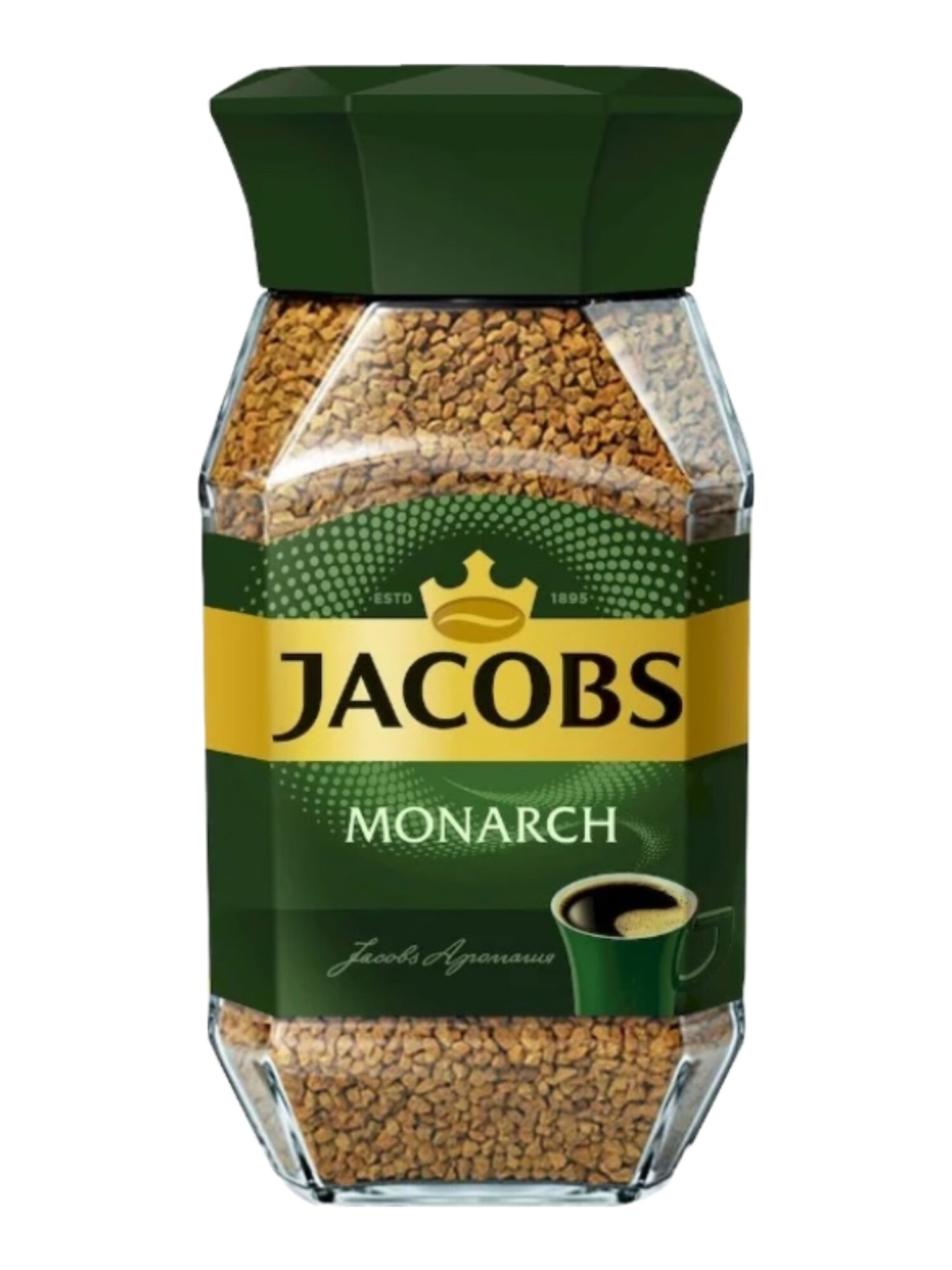 Кофе растворимый Jacobs Monarch, стеклянная банка 190 г — фото 1