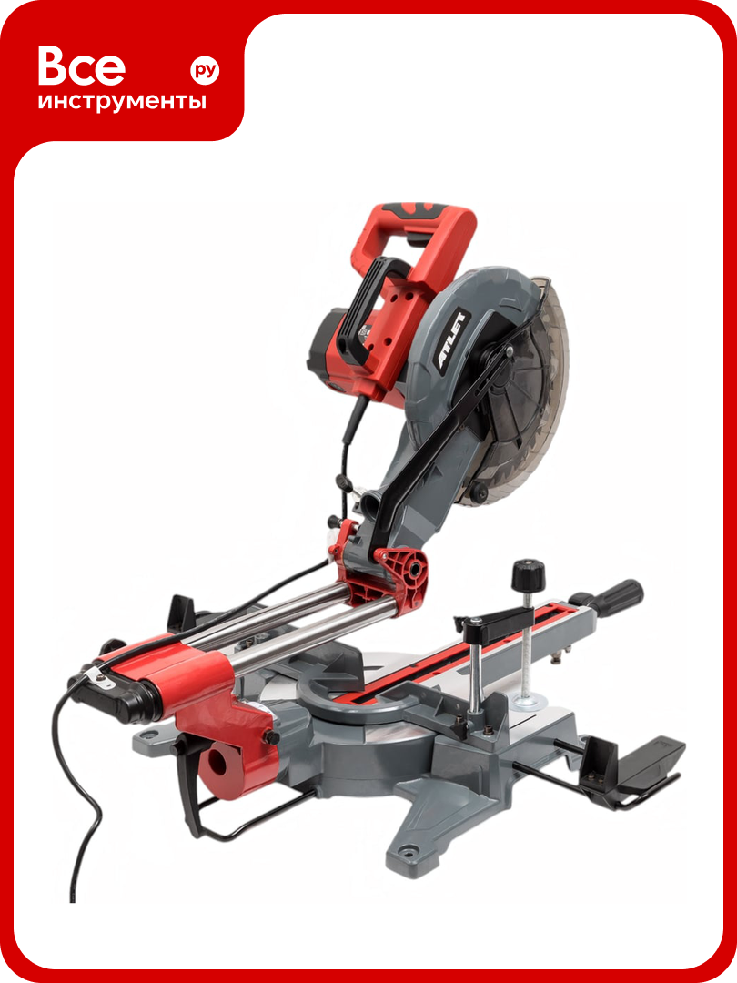 Торцовочная пила ATLET BMS255S2 регулировка глубины реза быстрая регулировка угла