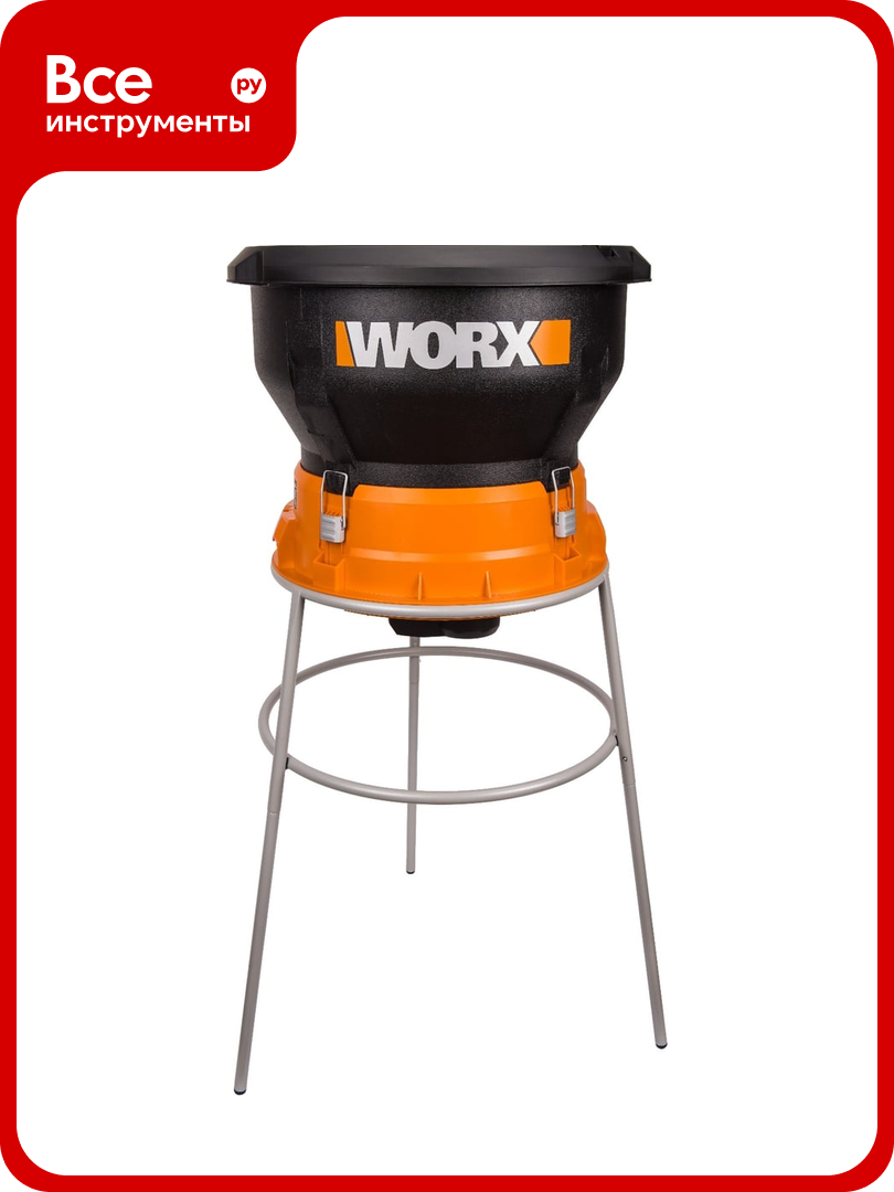 Мульчер для листьев и травы WORX WG430E
