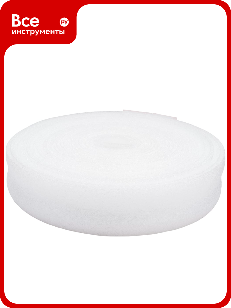 Кромочная лента Izoway демпферная для пола 10х100 мм 20 м 9498