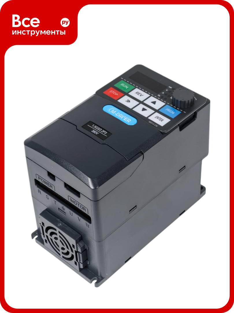Частотный преобразователь M-DRIVER 380В 1.5кВт M0015G3