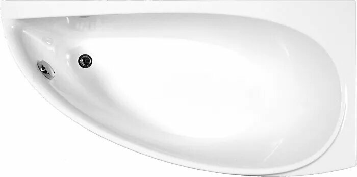 Акриловая ванна Ravak Avocado R 150x75 см угловая правая пристенная белая асимметричная на ножках