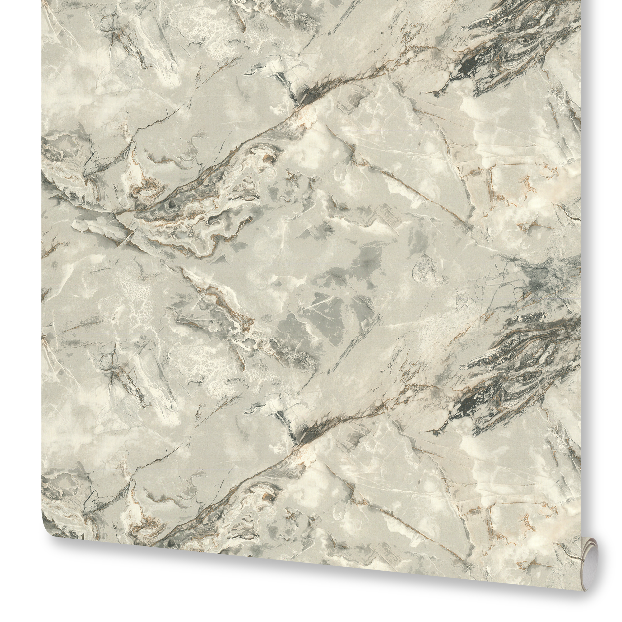 Обои флизелиновые Ornamy Calacatta серые 1 06 м OR8087 24