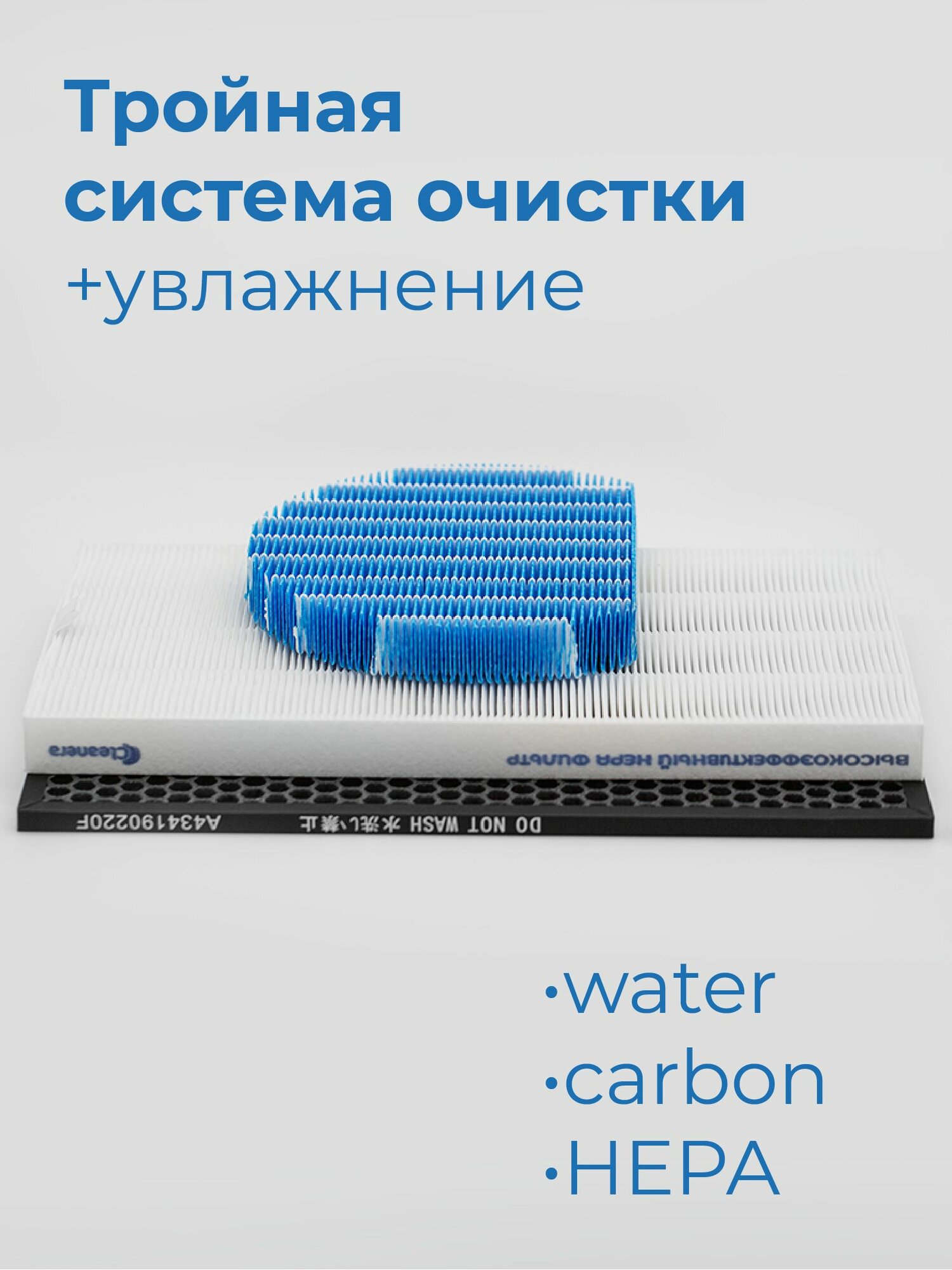 Комплект фильтров для SHARP KC-D41R, KC-D51R (FZ-D40HFE + FZ-D40DFE + FZ-A61MFR) — фото 1