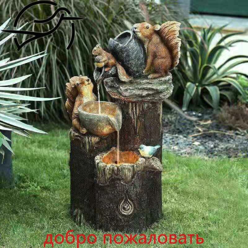 Фигурка садовая тематика Персонажи 85x7x15 см коричневый цвет