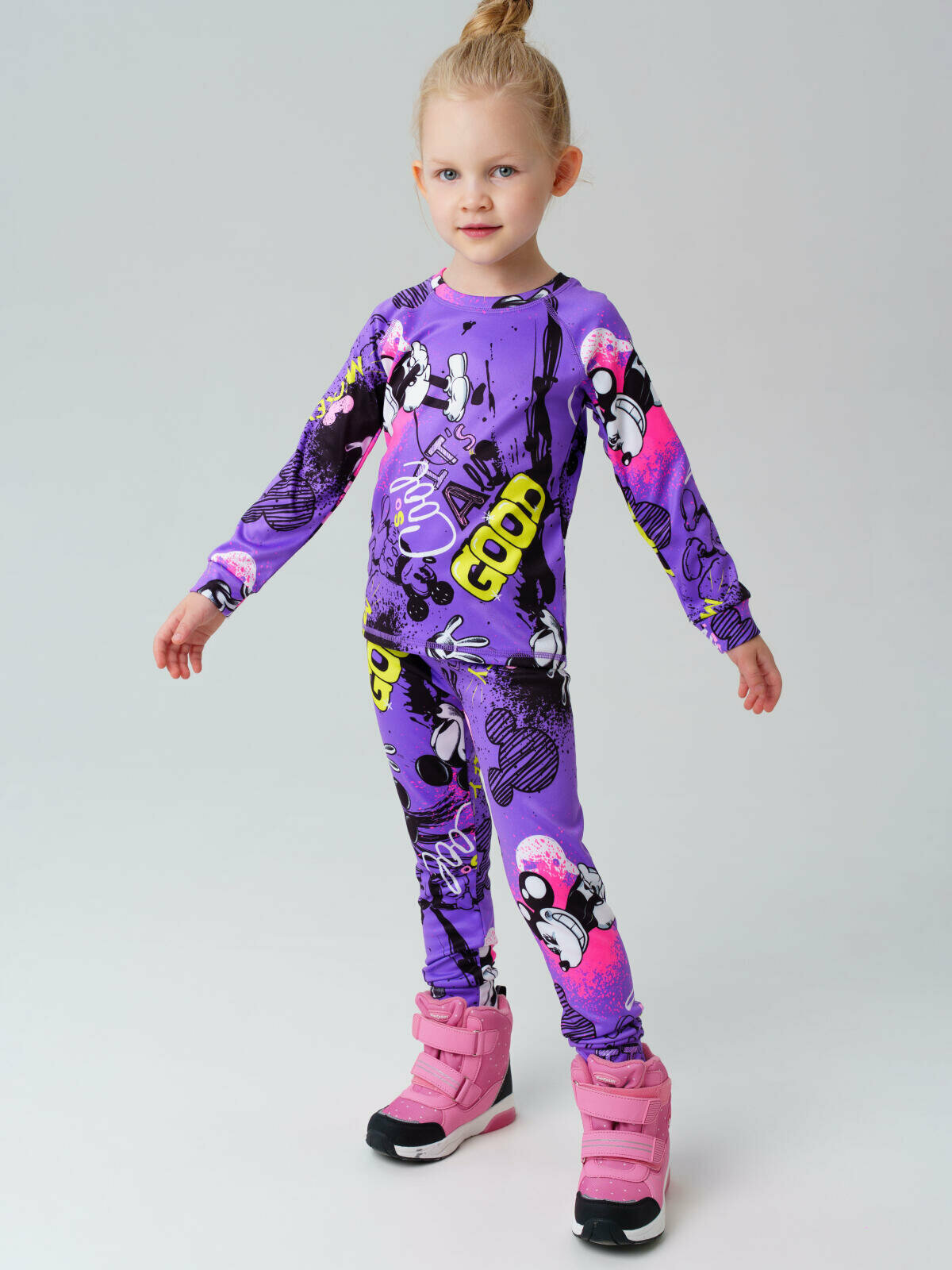 Кальсоны playToday размер 122 розовый