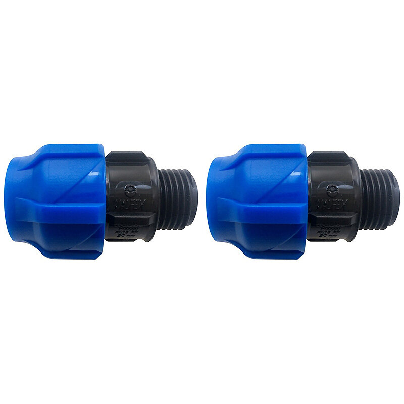 Муфта ПНД компрессионная переходная 40х1 1/4 НР(ш) (2 шт.)