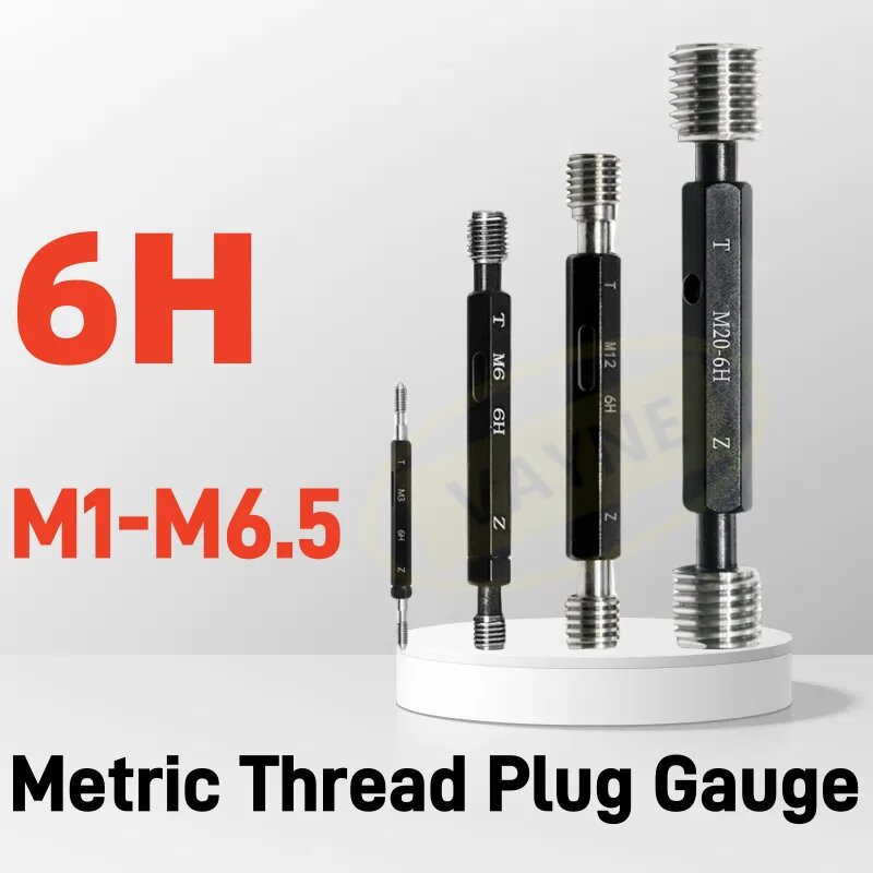 1 шт. 6H M1-M6.5 стальной ртутный манометр с метрической тонкой резьбой M0.8 M0.9M1 M1.8 M2 M2.5M3M4 M5M6 M6.5 M6X0.75-6H 1PCS
