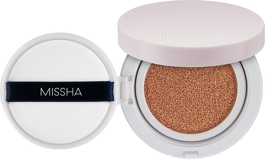 Тональный кушон Missha Glow Cushion, тон 21, с коллагеном, 13г
