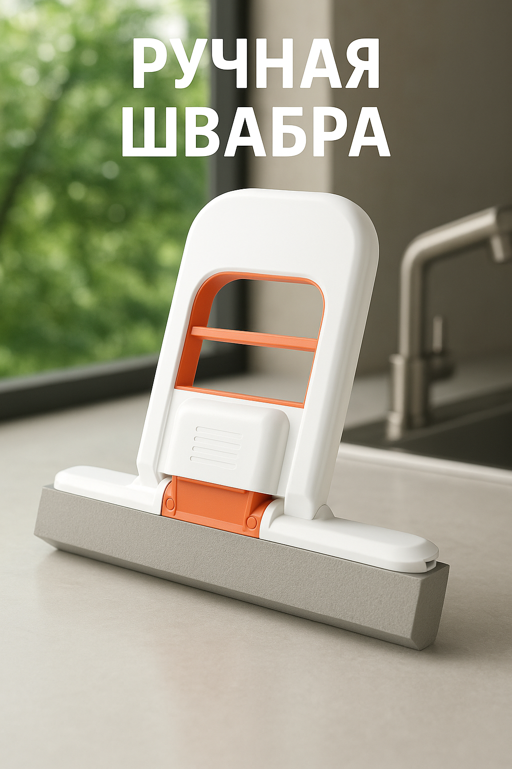 Швабра-сквизер, для уборки в доме, поролоновая губка, удобное хранение