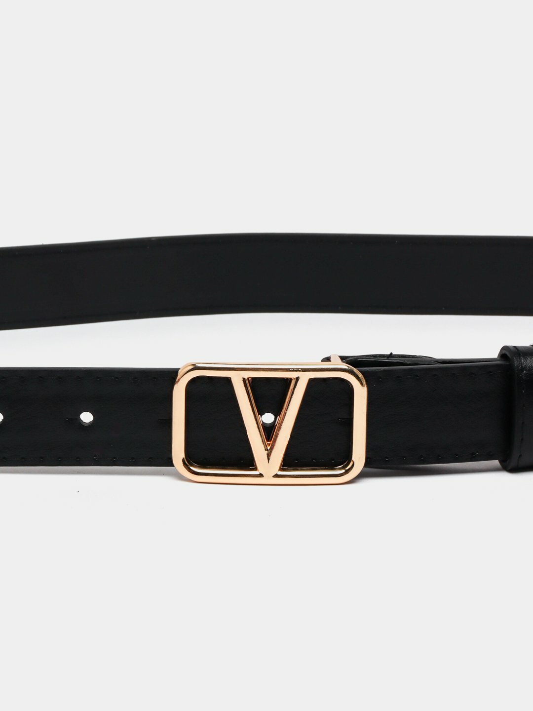 Ремень  для девочек и женщин, черный — фото 1