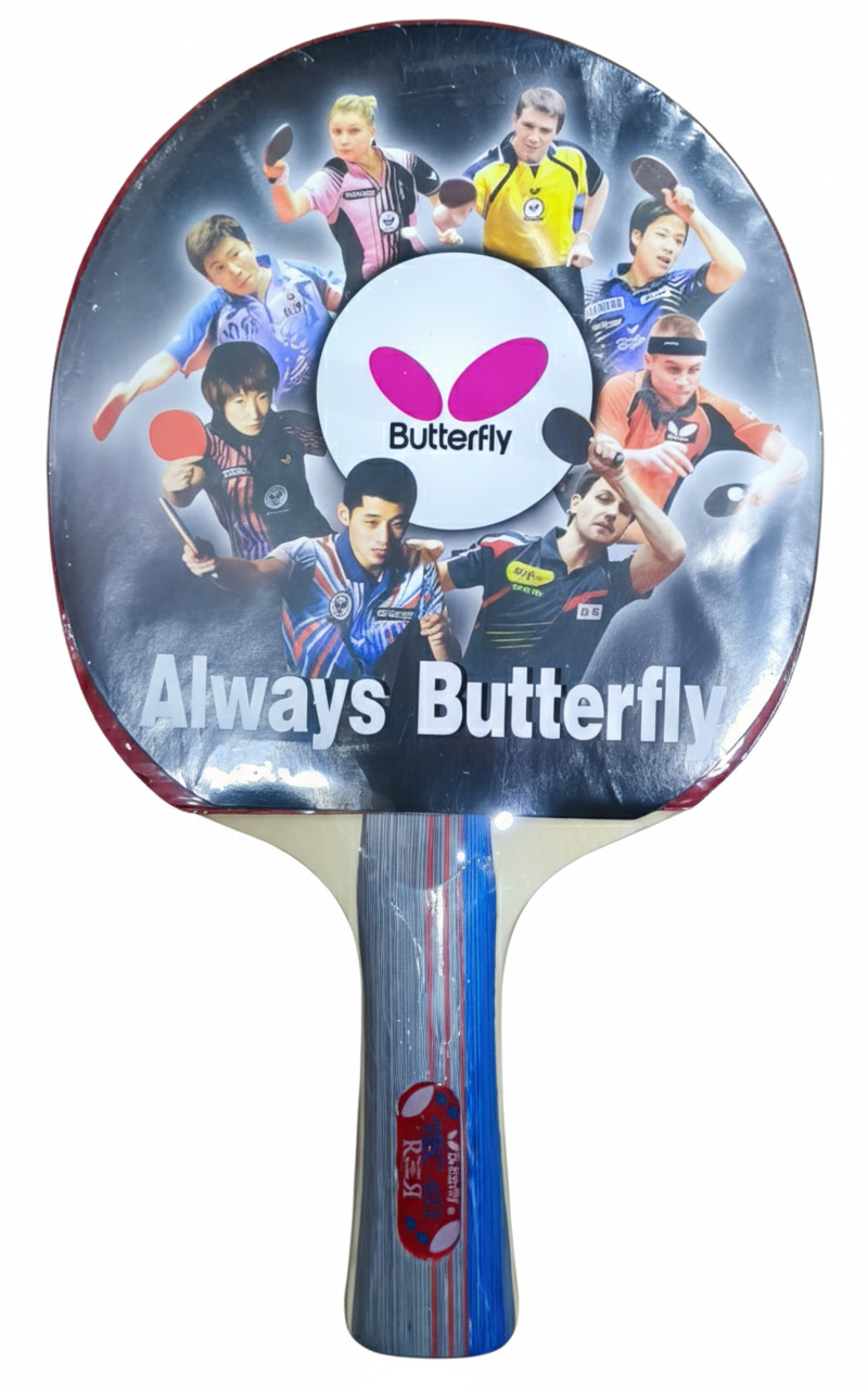 Ракетка для настольного тенниса Butterfly 4-й Серии: Идеальный Контроль для Начинающих (В комплекте с чехлом)