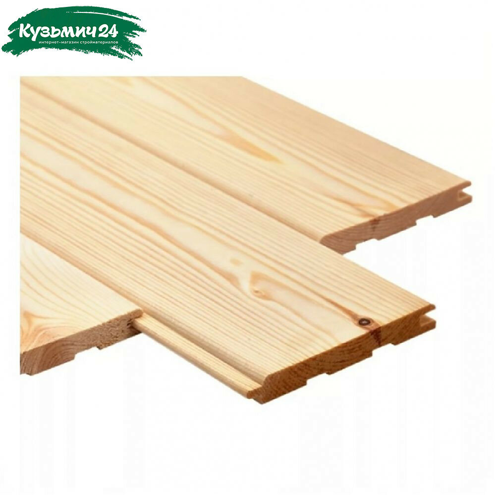 Вагонка Штиль (колхозница) сорт С Хвоя СтильДревСтрой 12.5х90х2500 мм в упаковке 10 штук