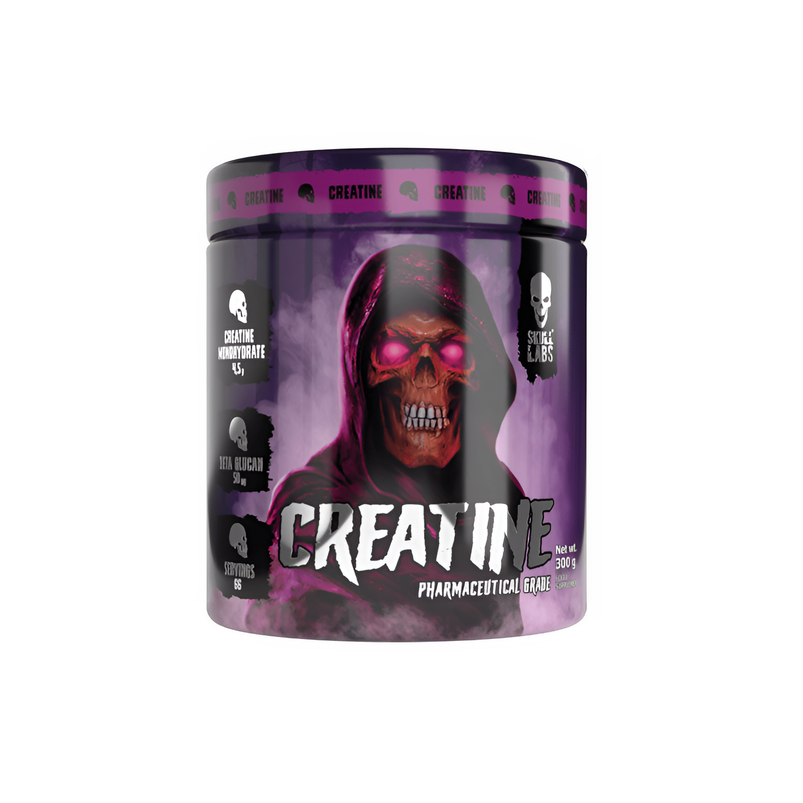 Креатин моногидрат Skull Labs Creatine V2, без вкуса, 300г, 100 порций