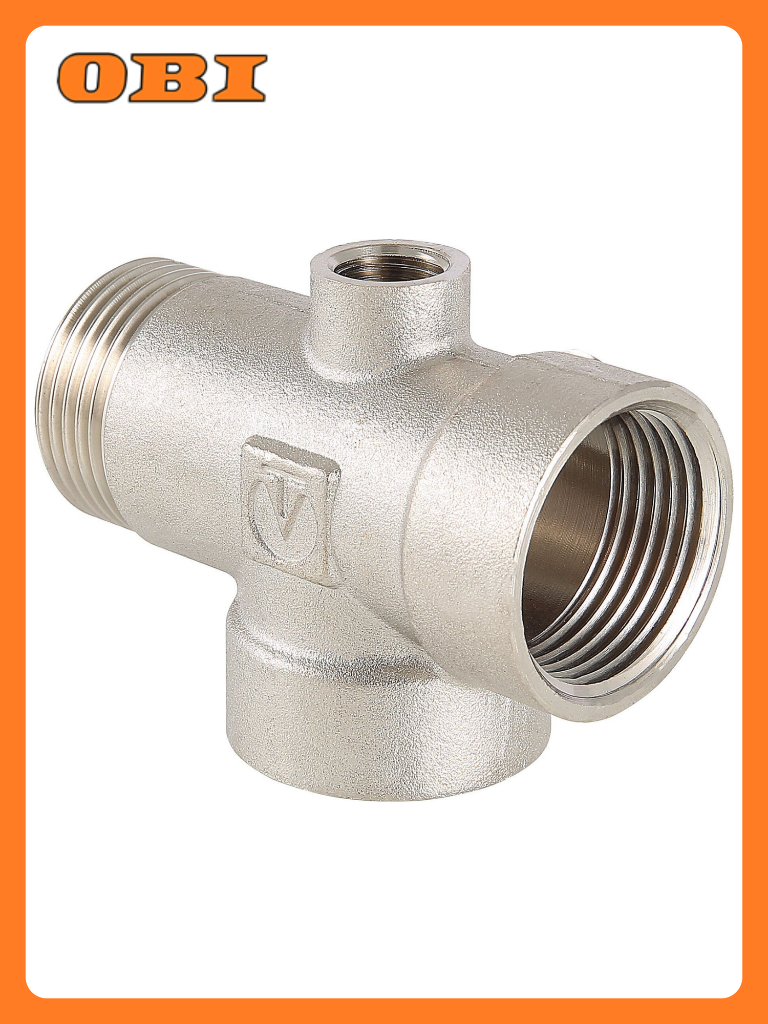 Пятиходовой соединитель для насоса никель VALTEC 1