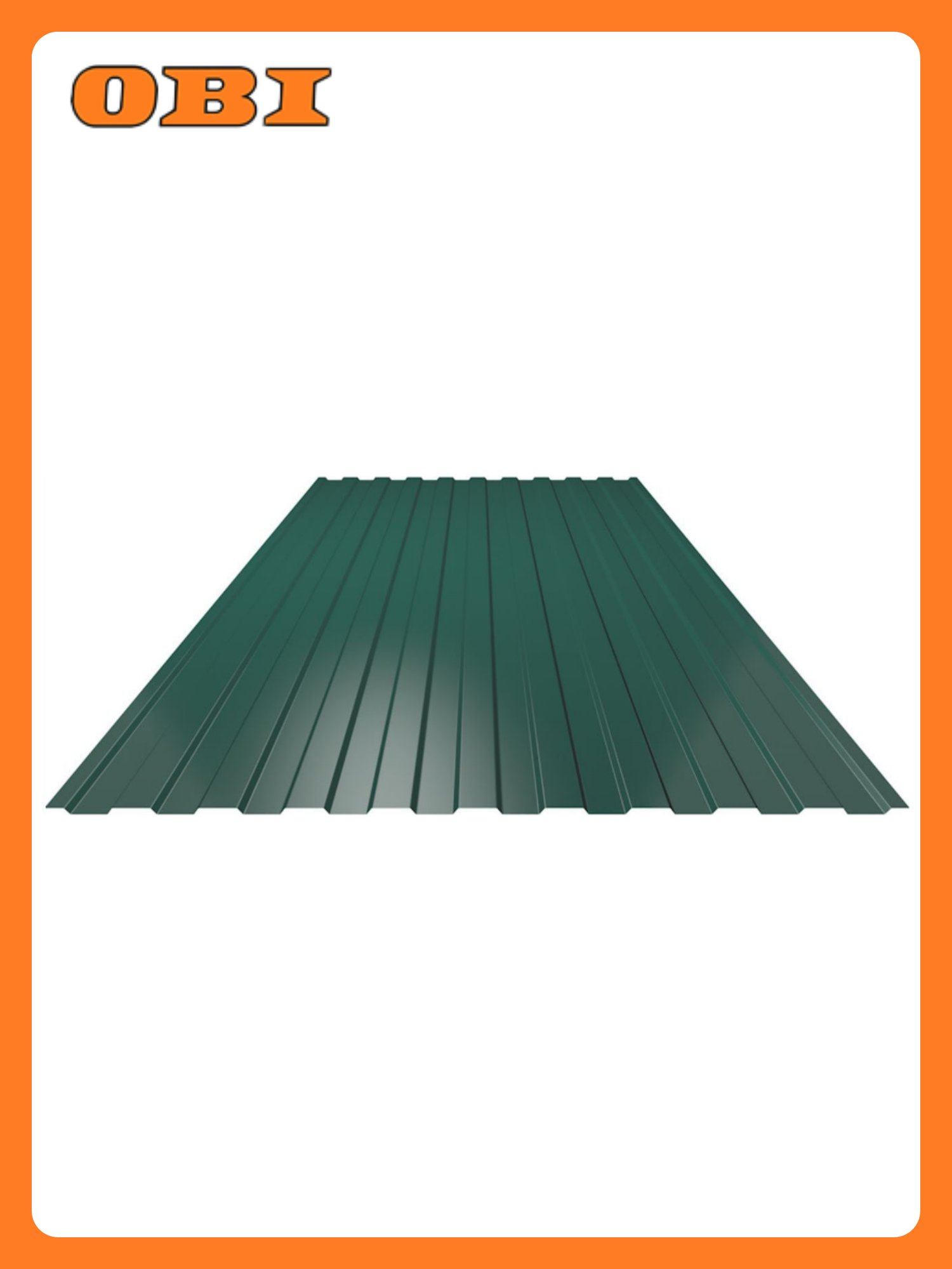 Профнастил Таврос Принтек С-8 зеленый 2000x1200 мм толщина 045 мм