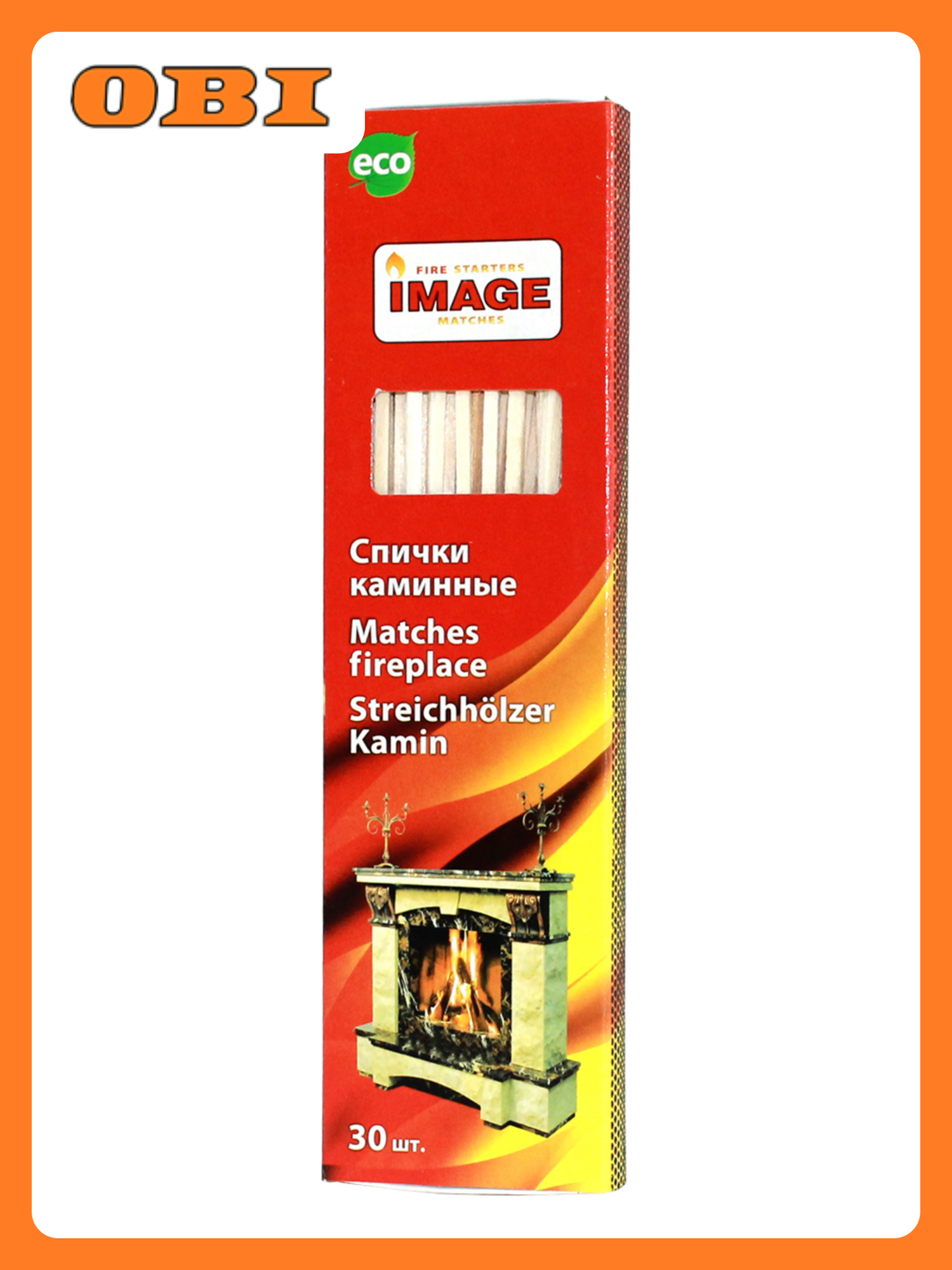 Спички каминные Image 30шт длина 21см удобные и безопасные