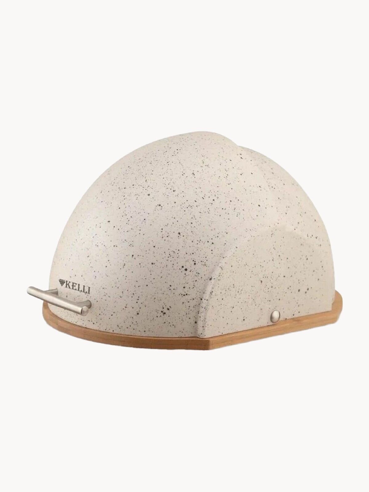 Хлебница Kelli "Kelli" KL-2143, настольная, бежевая, откидная крышка