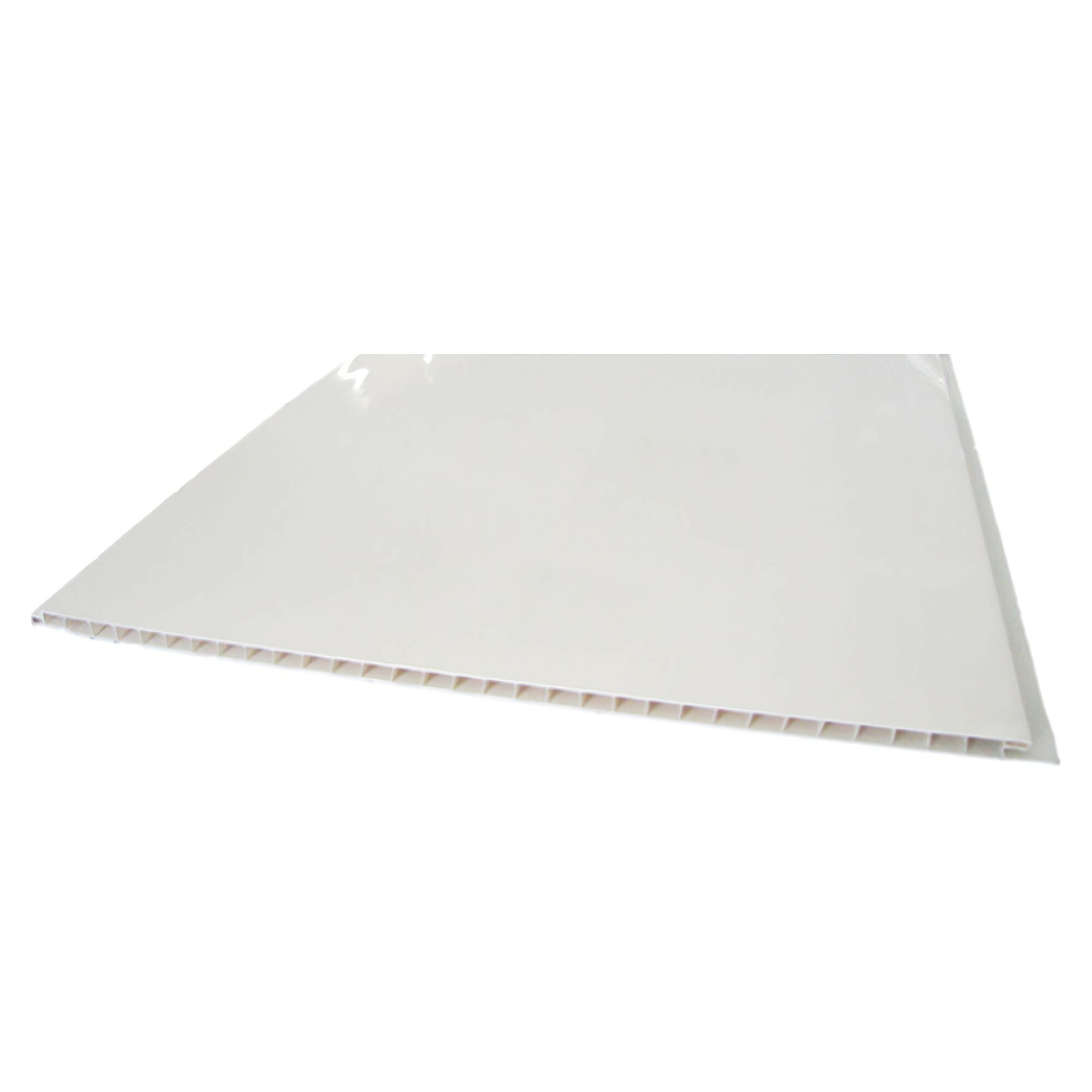 Панель ПВХ Белая глянцевая 1200х250х8 мм для стен офсетная печать