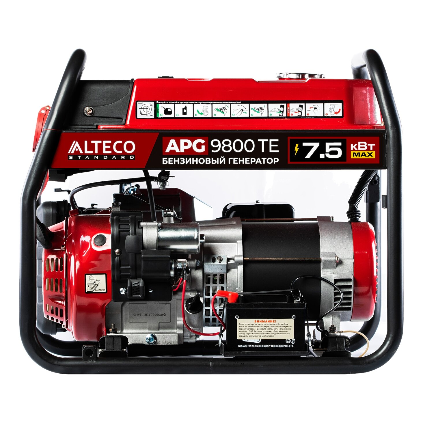 Бензиновый генератор ALTECO APG 9800 TE — фото 1