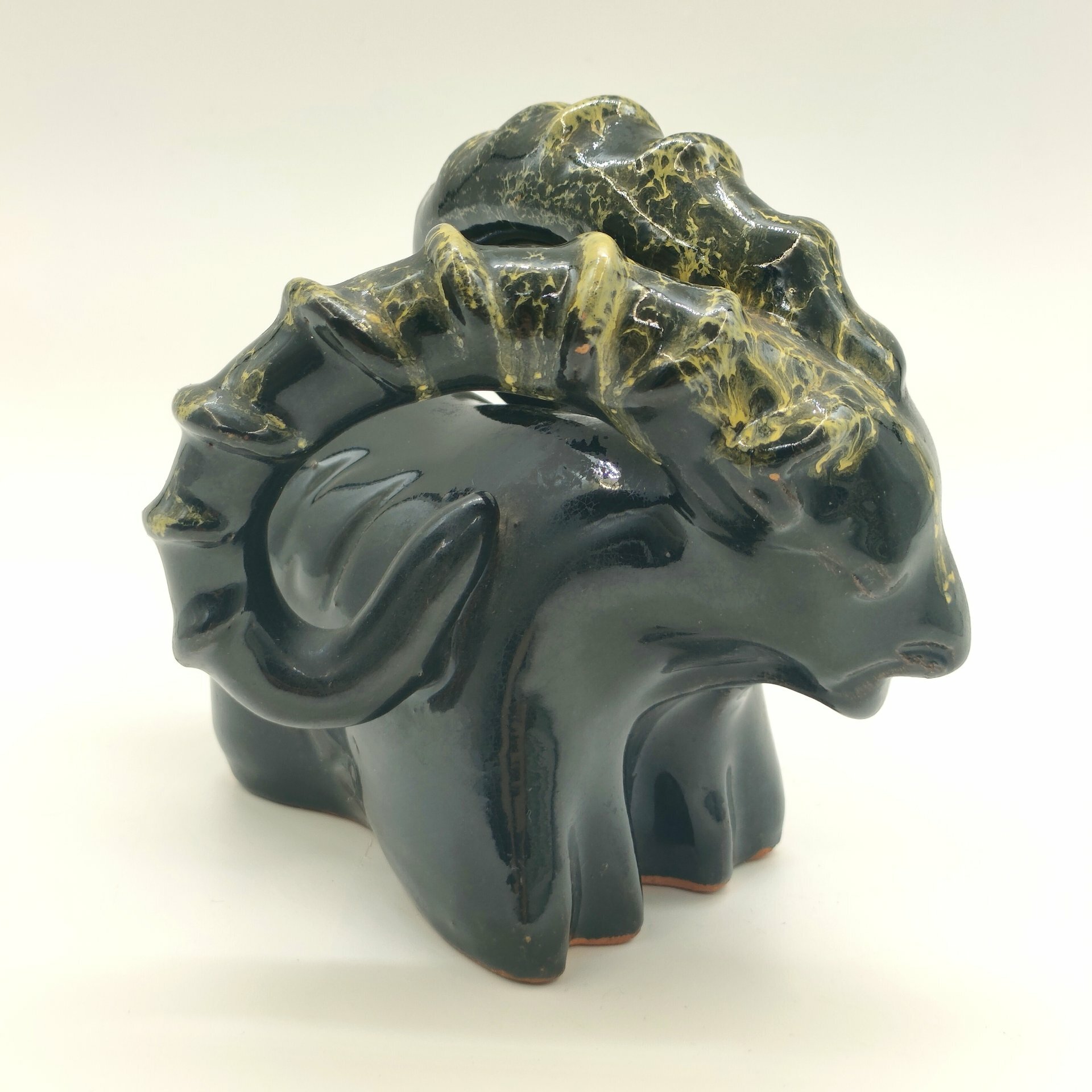 Статуэтка  Архар   керамика  глазурь  СССР  1970 1980 гг 