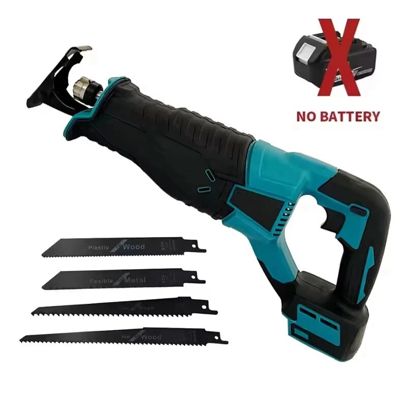 Бесщеточная сабельная пила Makita сабельная пила портативные аккумуляторные электроинструменты с 4 пильными полотнами для батареи 20 В 18 В