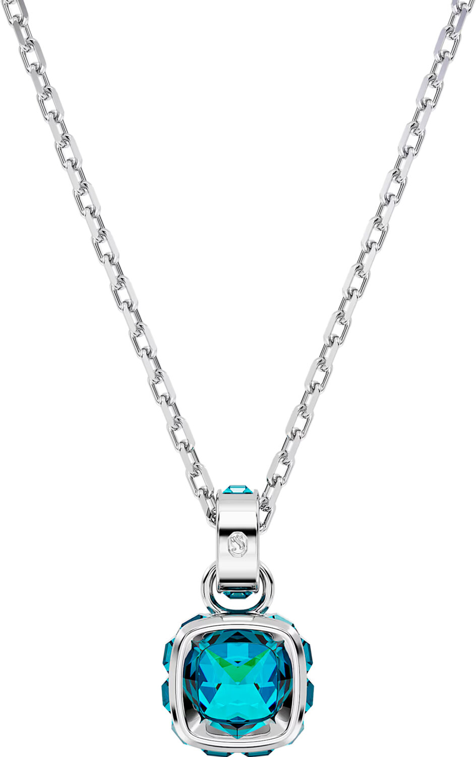 Колье SWAROVSKI, Swarovski Zirconia, длина 42.47 см, серебристый — фото 1