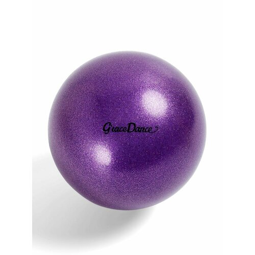 Мяч для художественной гимнастики Grace Dance 15 см, 280 г, цвет фиолетовый