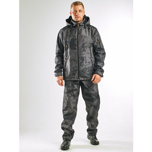 Восток-текс / костюм Вальд, полофлис, черная точка, 56-58/182-188