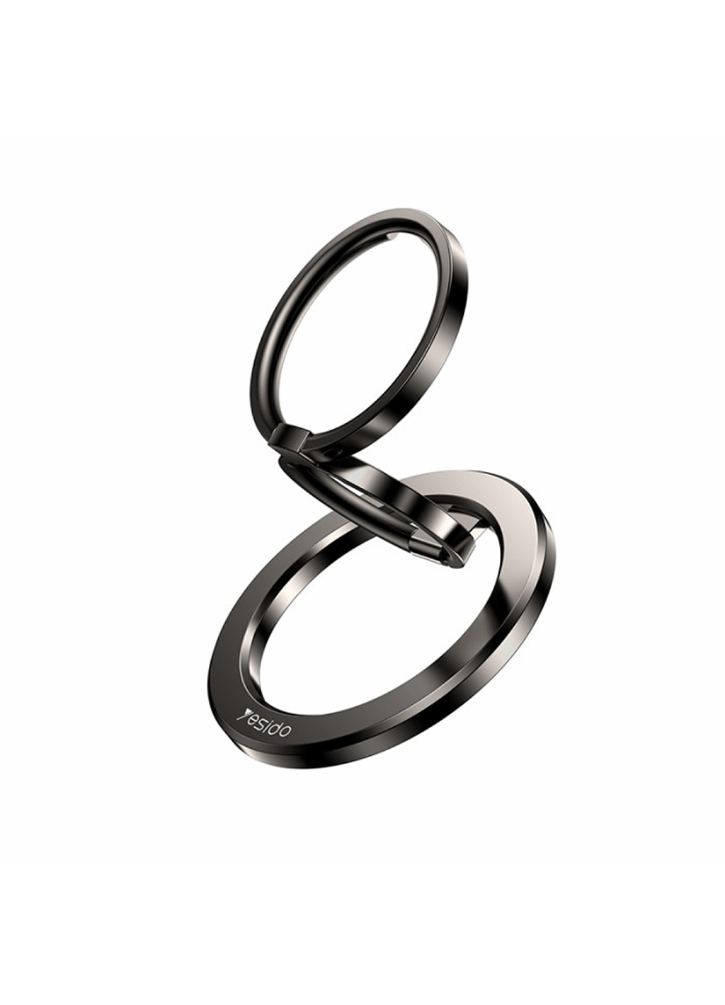 Держатель для телефона Yesido C206, складной, на 180°, с двойным металлическим кольцом