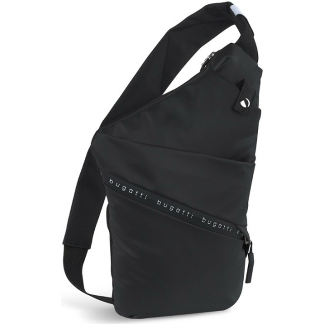 Сумка кросс боди Bugatti  фактура гладкая  черный