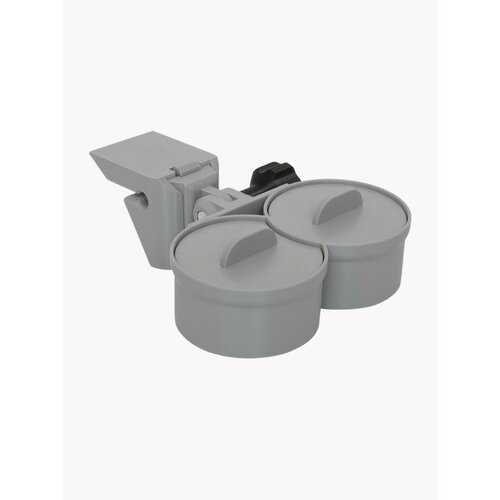 Органайзер рыболовный для прикормки в лодку ПВХ с креплением на ликтрос, 2 отсека