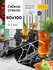 Скатерть на стол Glass! 60x100 см с рисунком "Черный Мрамор и Сер...