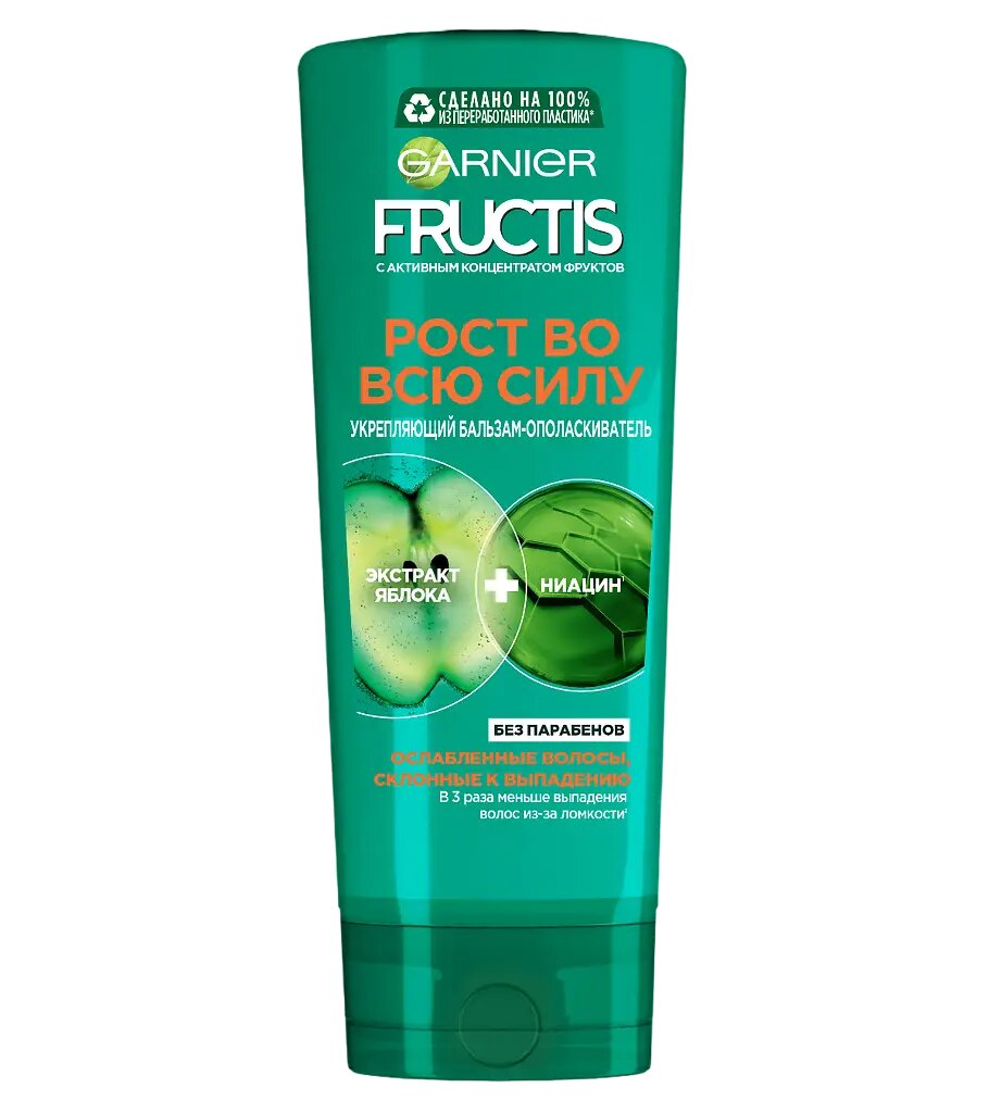 Garnier Fructis Бальзам-ополаскиватель для волос Рост во всю силу 387 мл 1 шт