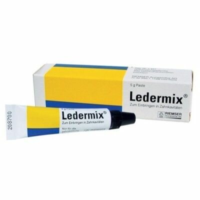 Картинки Антибиотиковая паста на основе тетрациклина Ледермикс Паста - Ledermix Paste