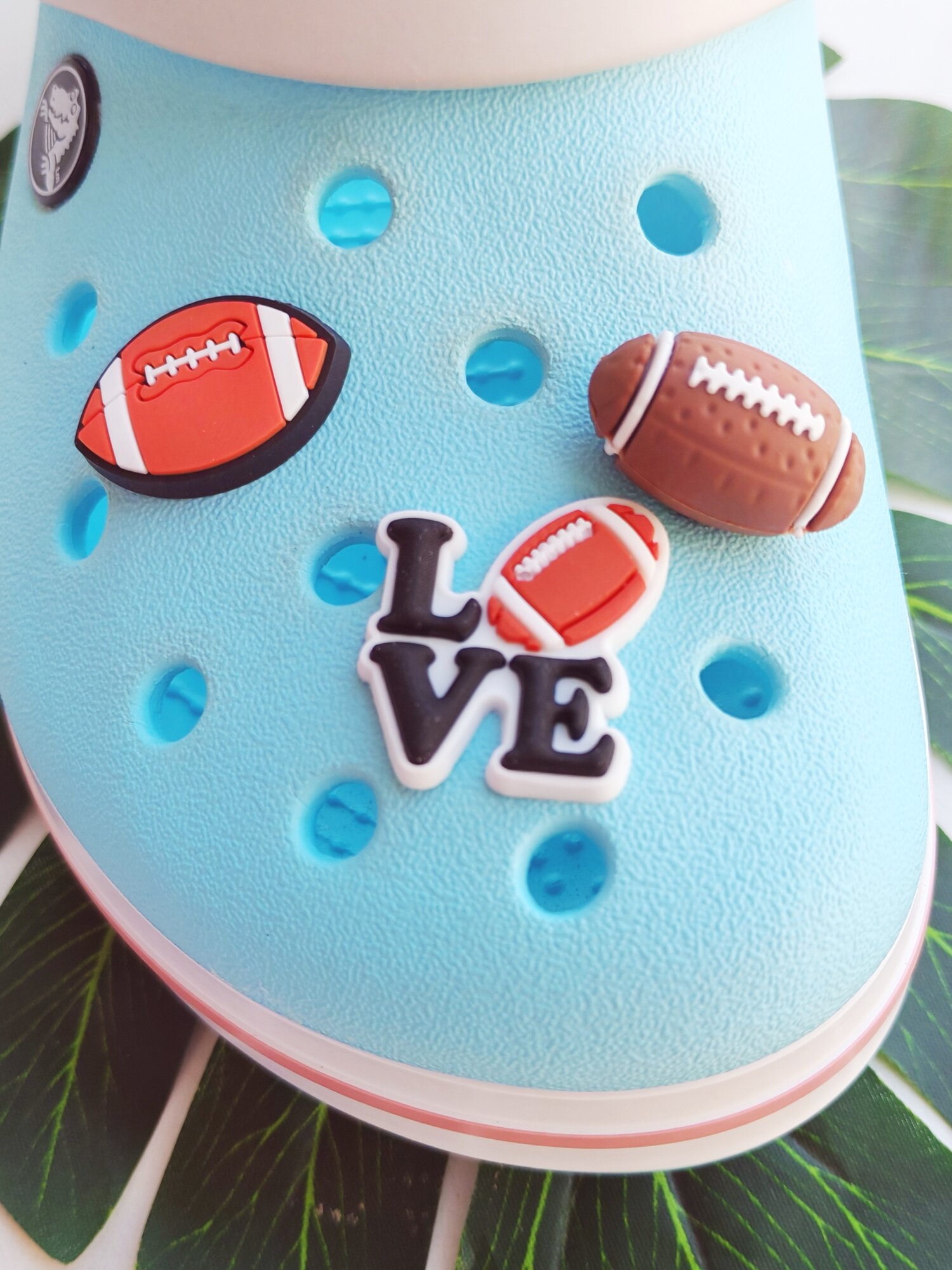 Джибитсы для Crocs спорт Регби мяч 3-d
