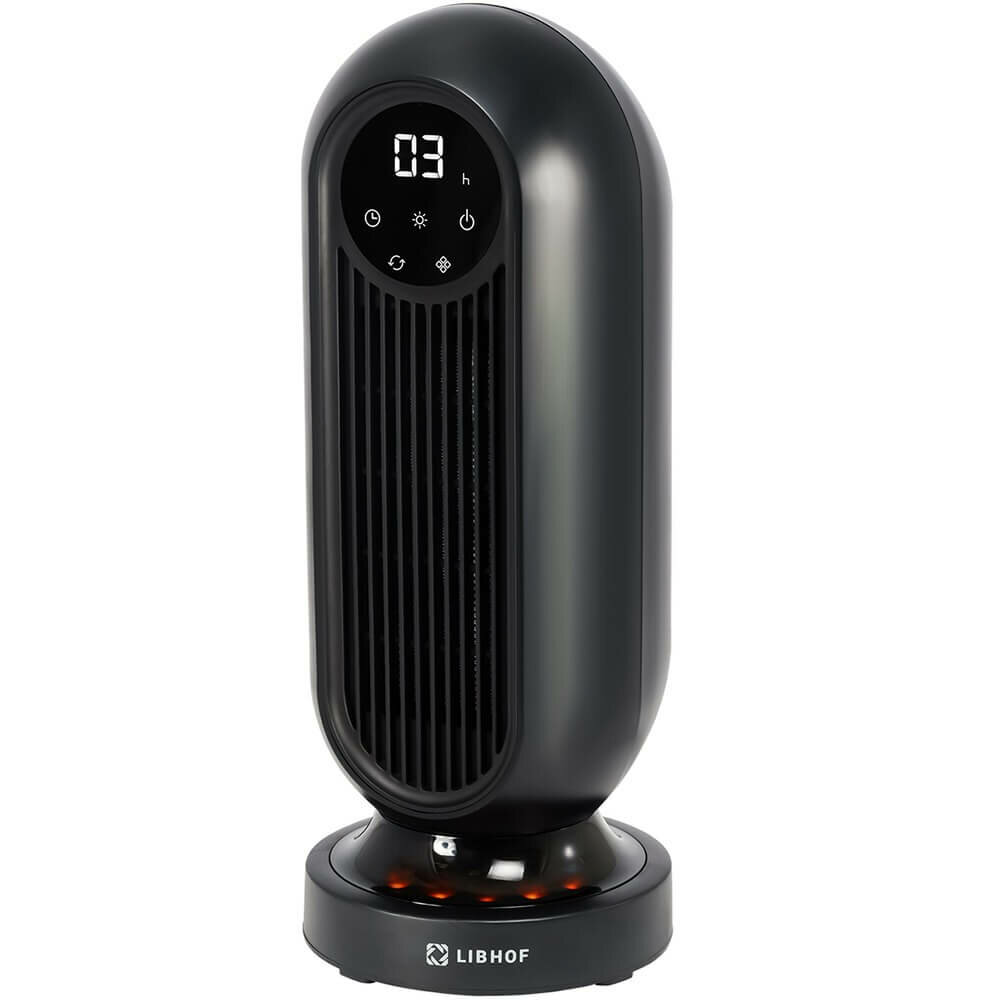 Обогреватель Libhof GH-420 напольный керамический элемент 2 кВт черный