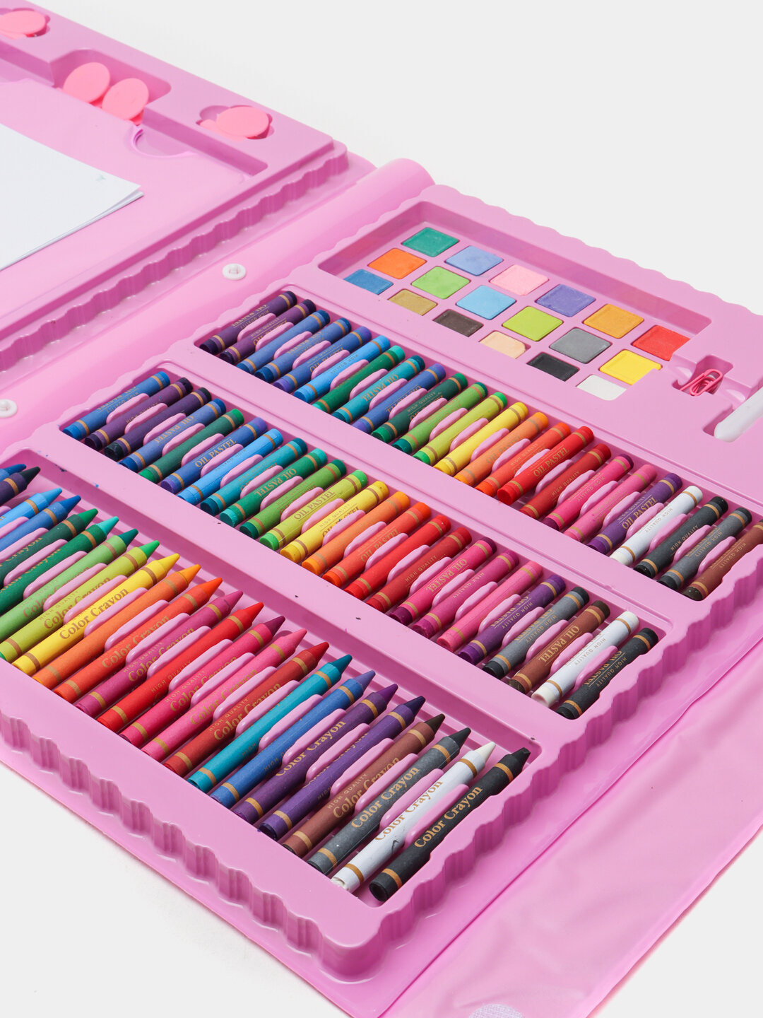 Набор для рисования, 208 предметов, карандаши, фломастеры, краски — фото 1