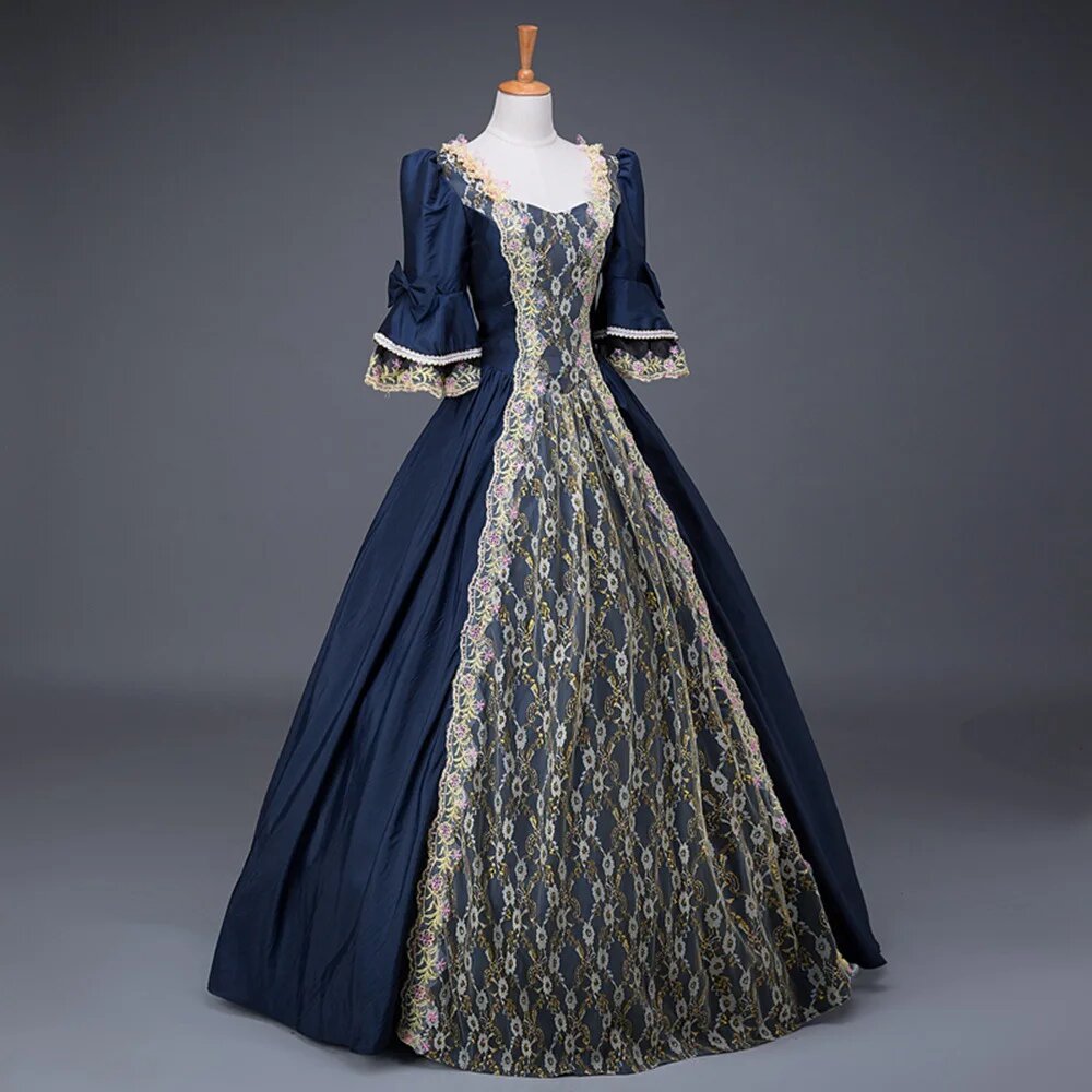 Костюм классический FONYOOMAUI Victorian, размер 7XL-8XL, темно-синий
