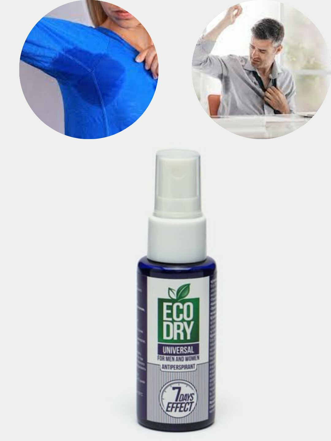 Антиперспирант-спрей Eco Dry Universal, эффективный антиперспирант, 35 мл — фото 1