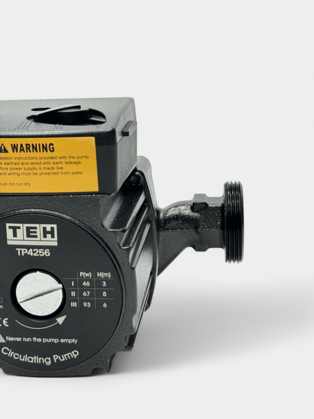 Циркуляционный насос TEH TP4256, мощность 93Вт, пропускная способность 3.9м³/ч — фото 1
